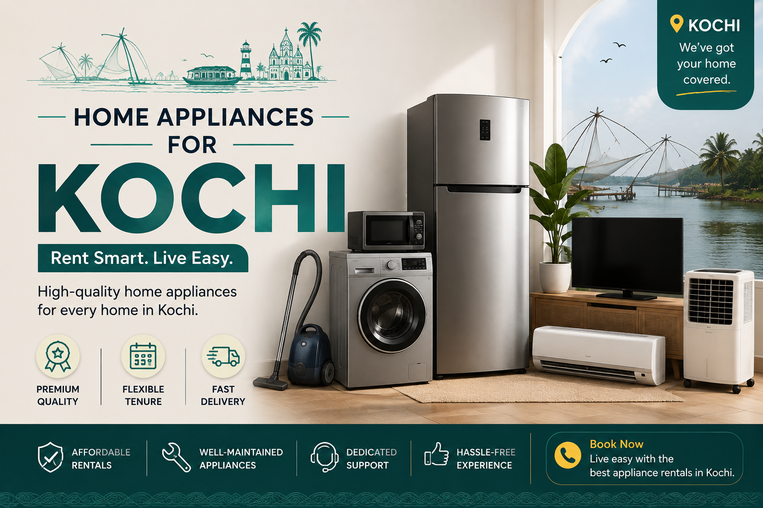 Home Appliances for rent in Kochi