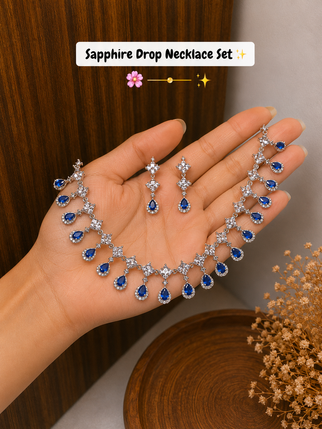Necklace + Earrings set for rent in Kochi