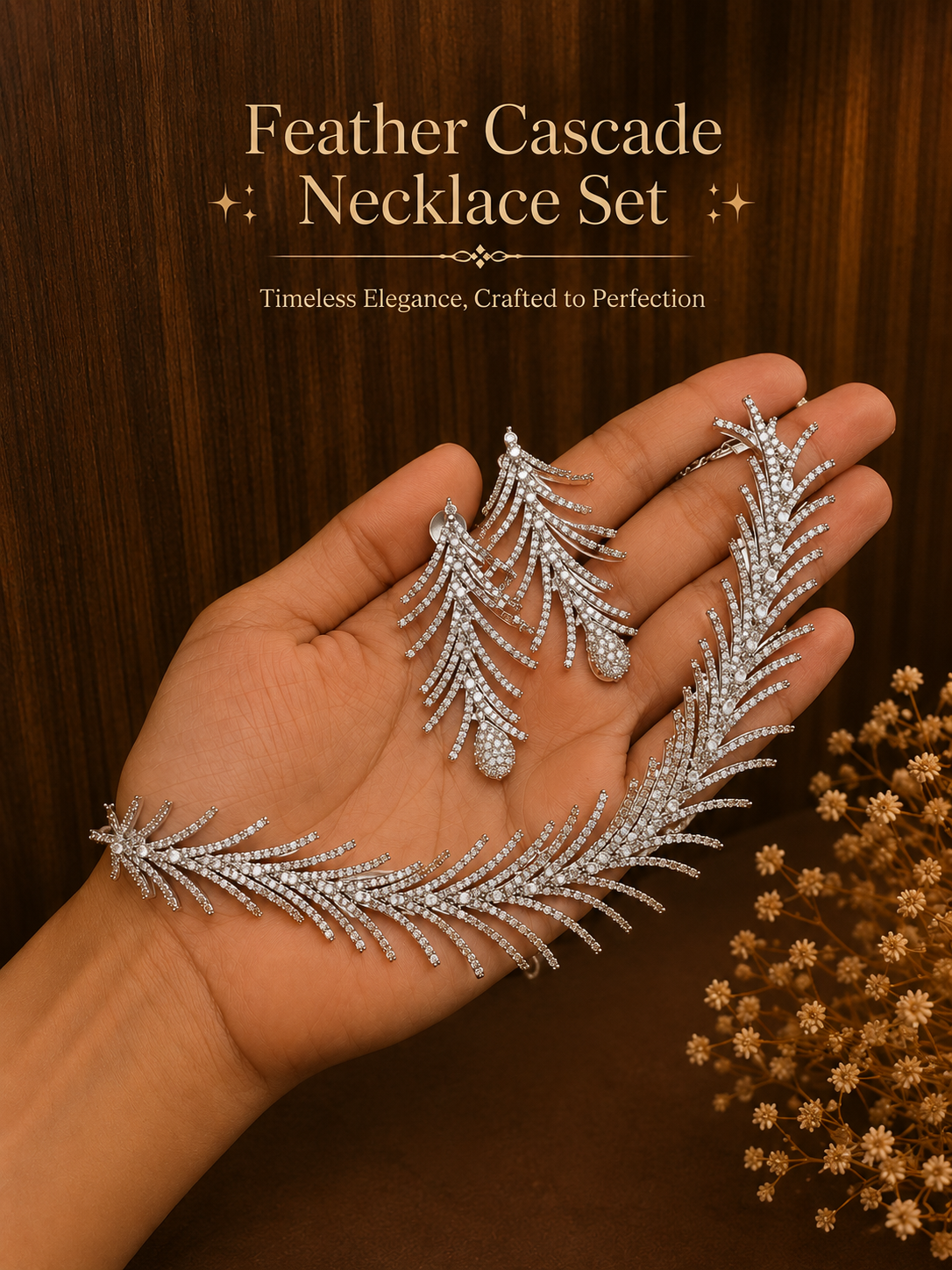 Necklace + Earrings set for rent in Kochi