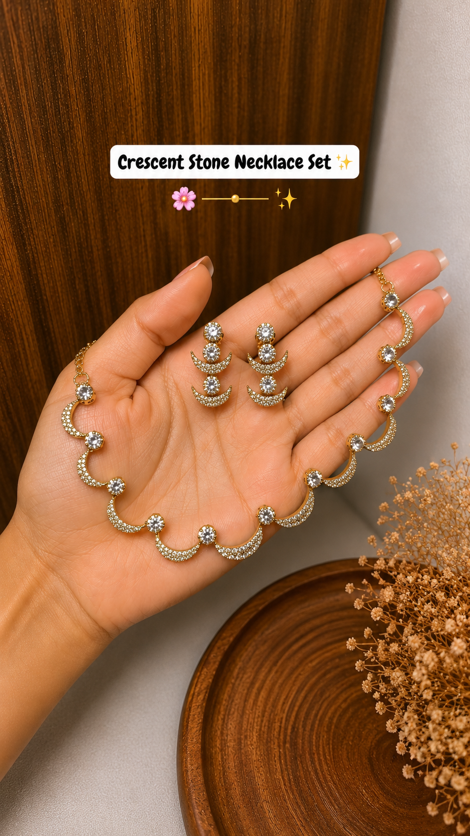 Necklace + Earrings set for rent in Kochi