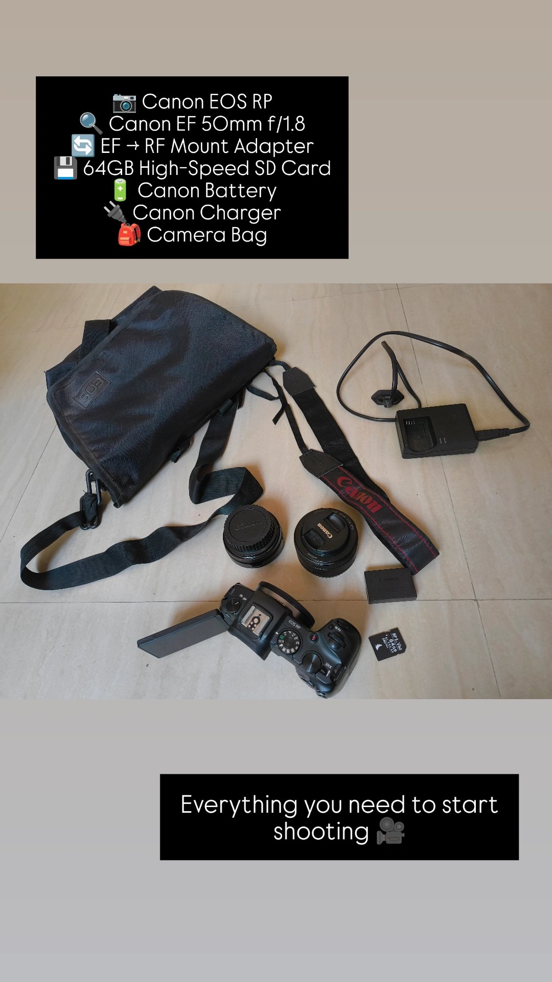 Canon EOS RP for rent in Bangalore