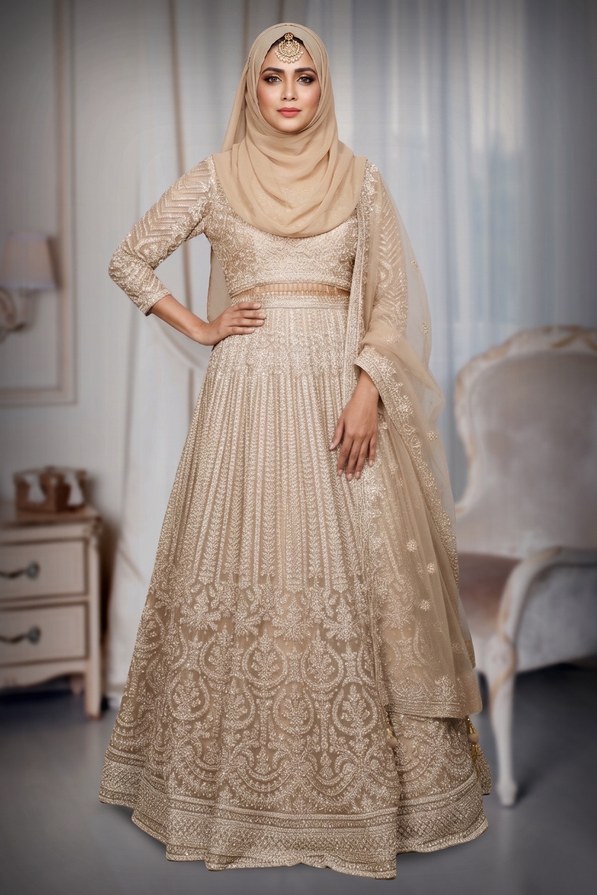 EmbroiderLehenga Skirt for rent in Kochi