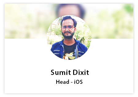 Sumit Dixit (Head-iOS)