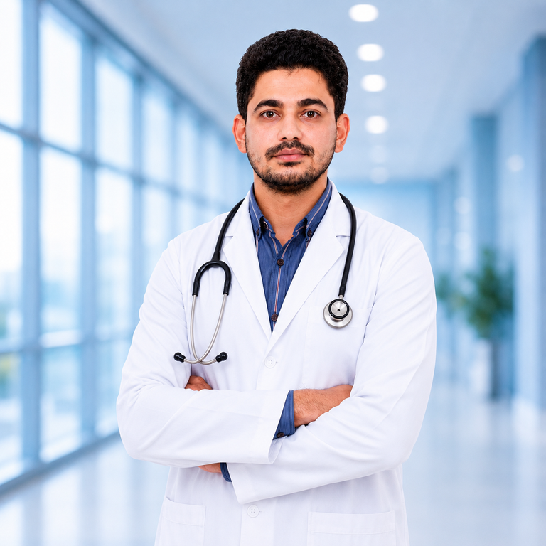 Portrait of Dr Shaik Abdul Nawaz at Wellness Hospitals