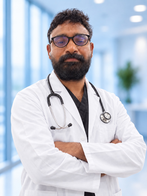 Portrait of Dr Lotlapalli Venkateswarlu