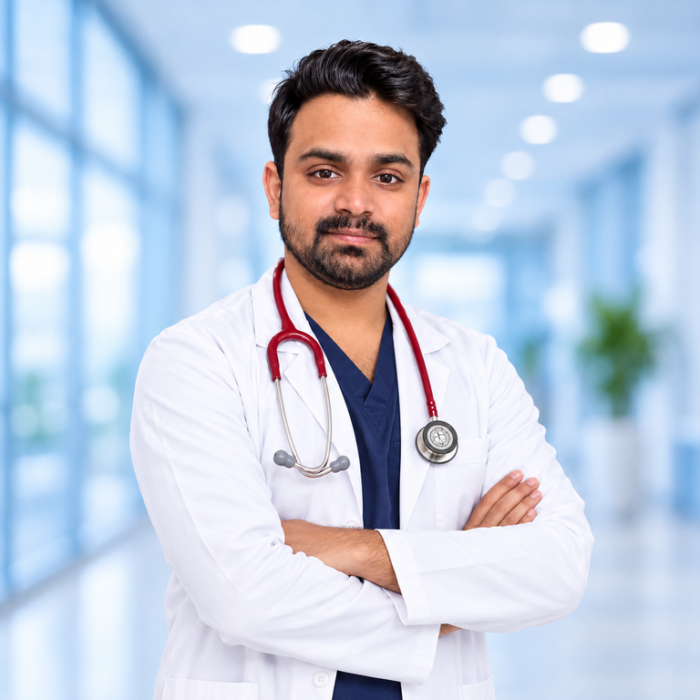 Portrait of Dr Golla Akhilesh