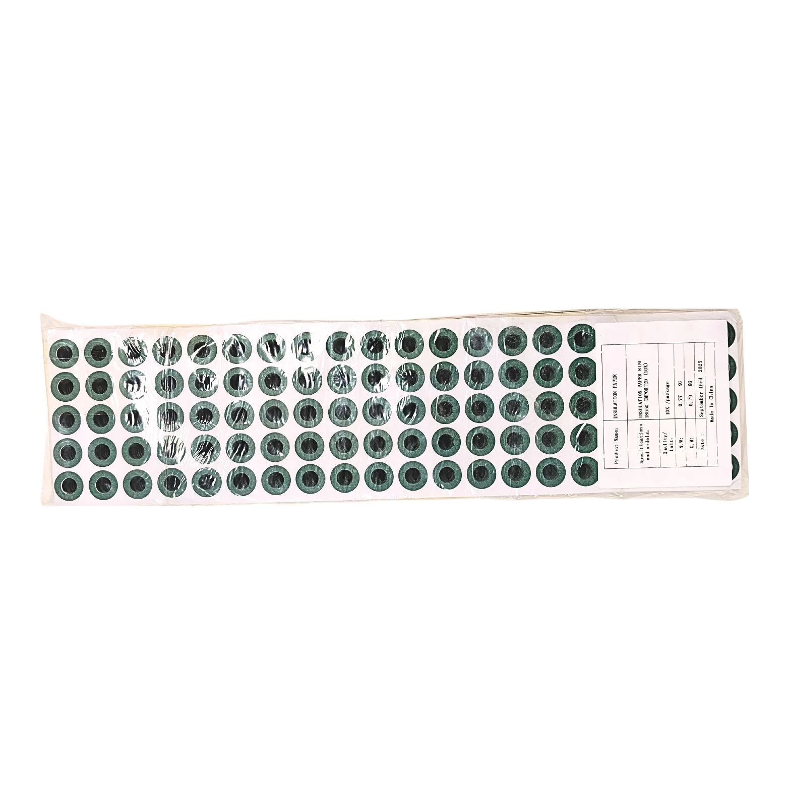 Insulation Paper 18650 Positive 10K