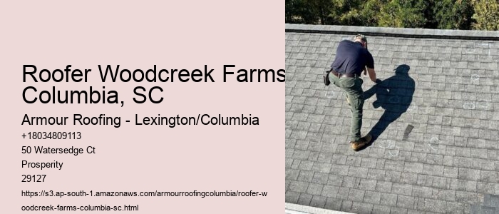 Roofer Woodcreek Farms, Columbia, SC
