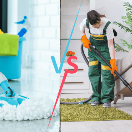 Understand the real difference between deep cleaning and regular cleaning...