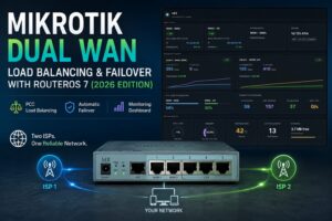 mikrotik dual wan routeros 7