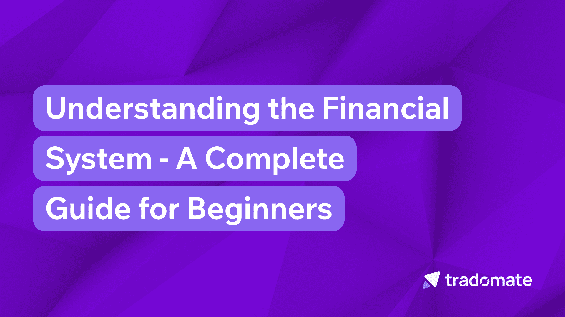 Understanding the Financial System - A Complete Guide for Beginners
