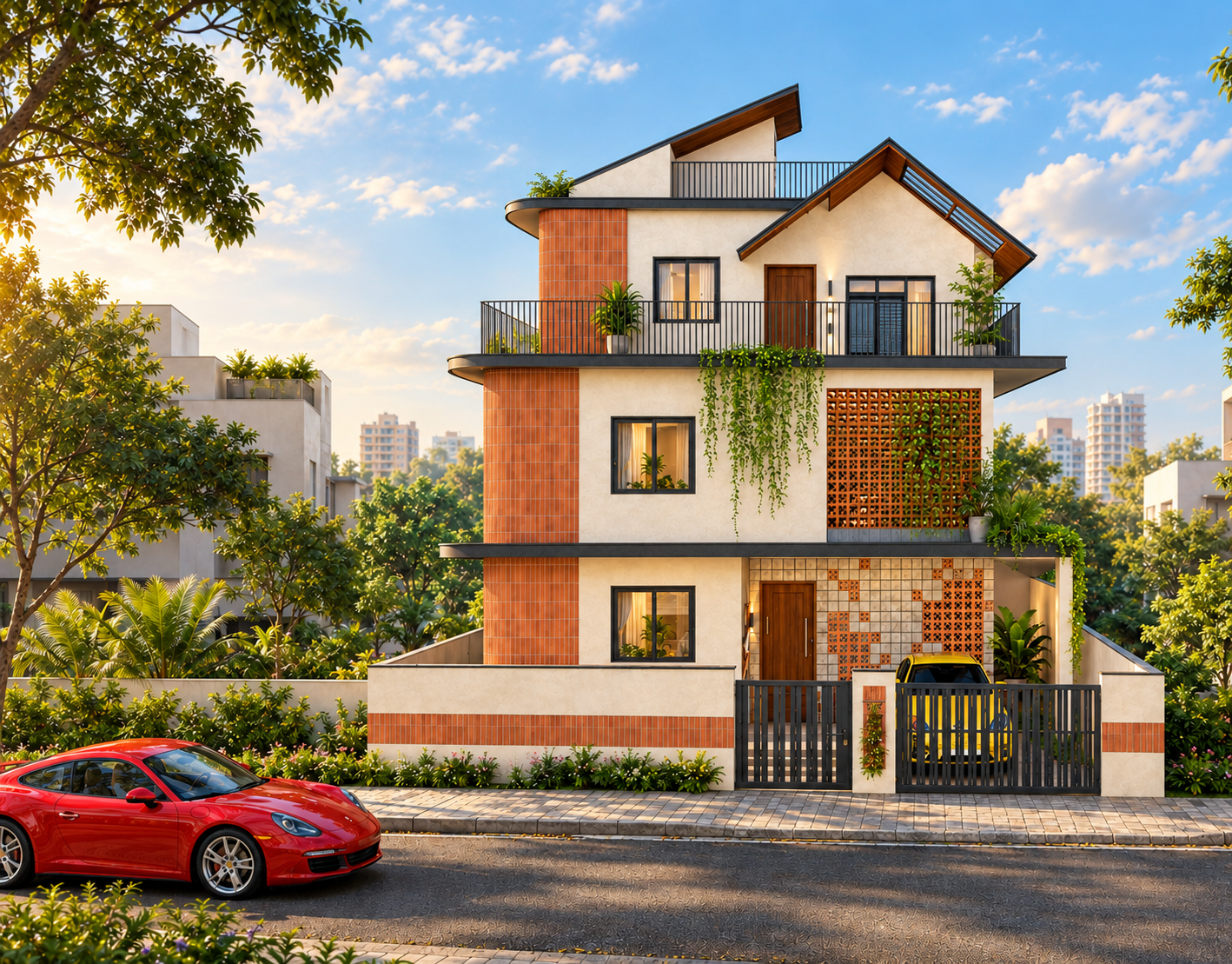 Contemporary Villa at Maheshwaram