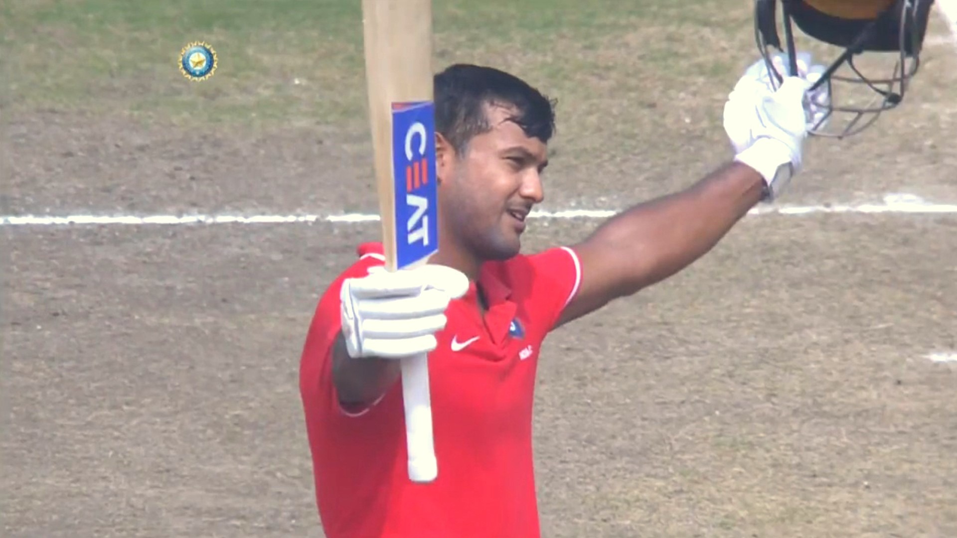 Mayank Agarwal scored a century in the Deodhar Trophy for India C. 