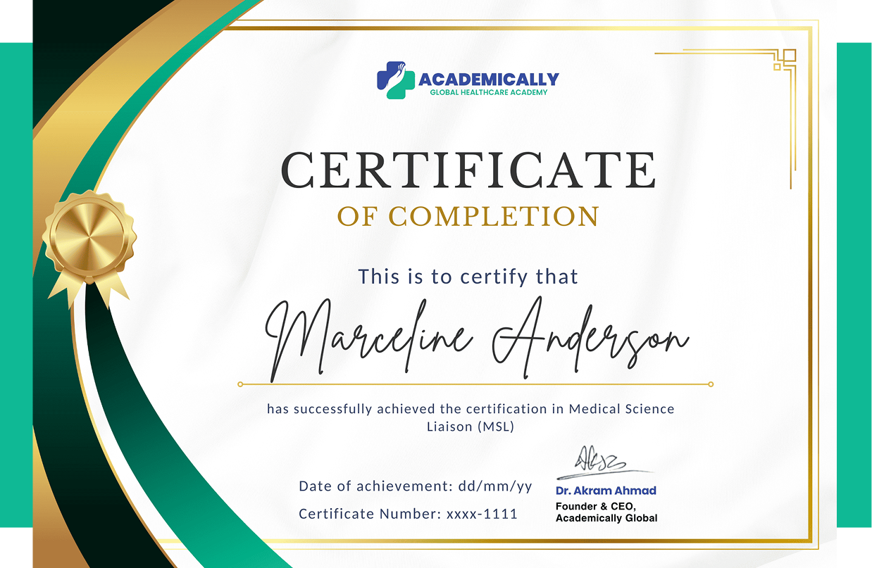MSL Certificate