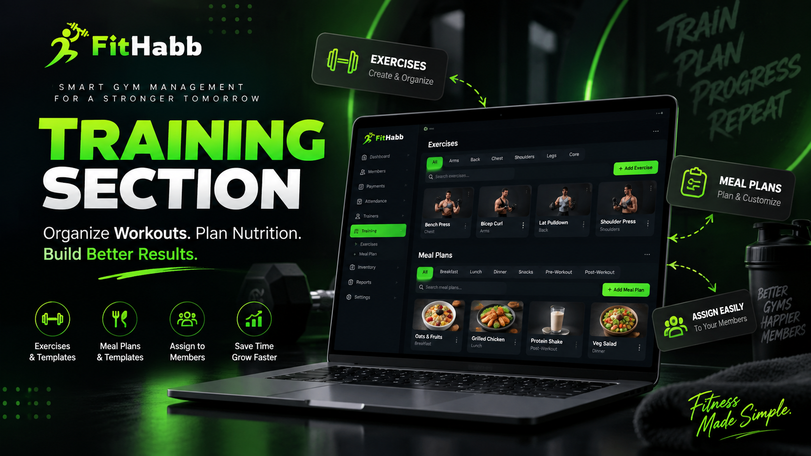 From Workouts to Meal Plans: Manage Training Smarter with FitHabb