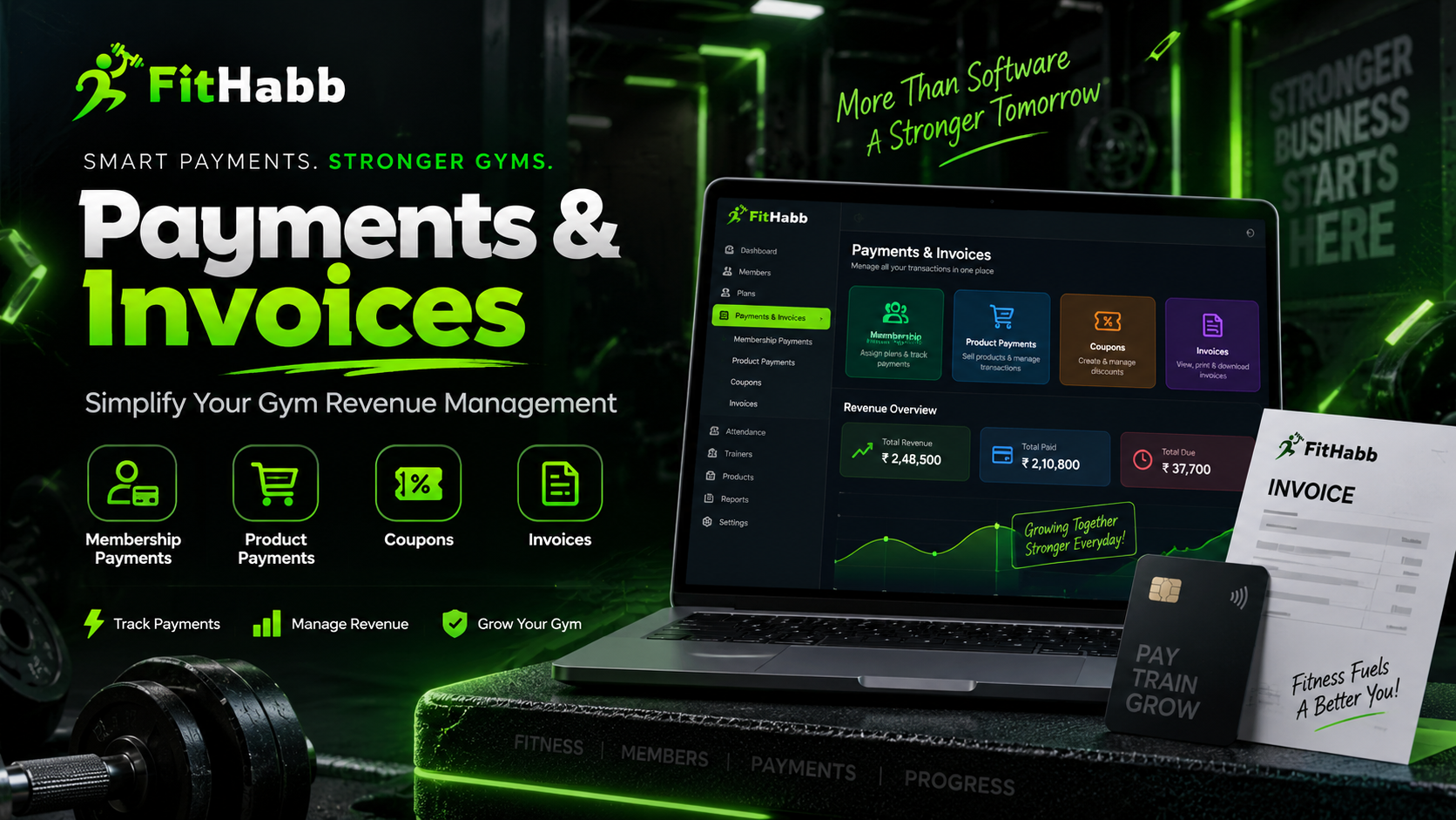 FitHabb Payments & Invoices: Every Gym Payment, Perfectly Organized