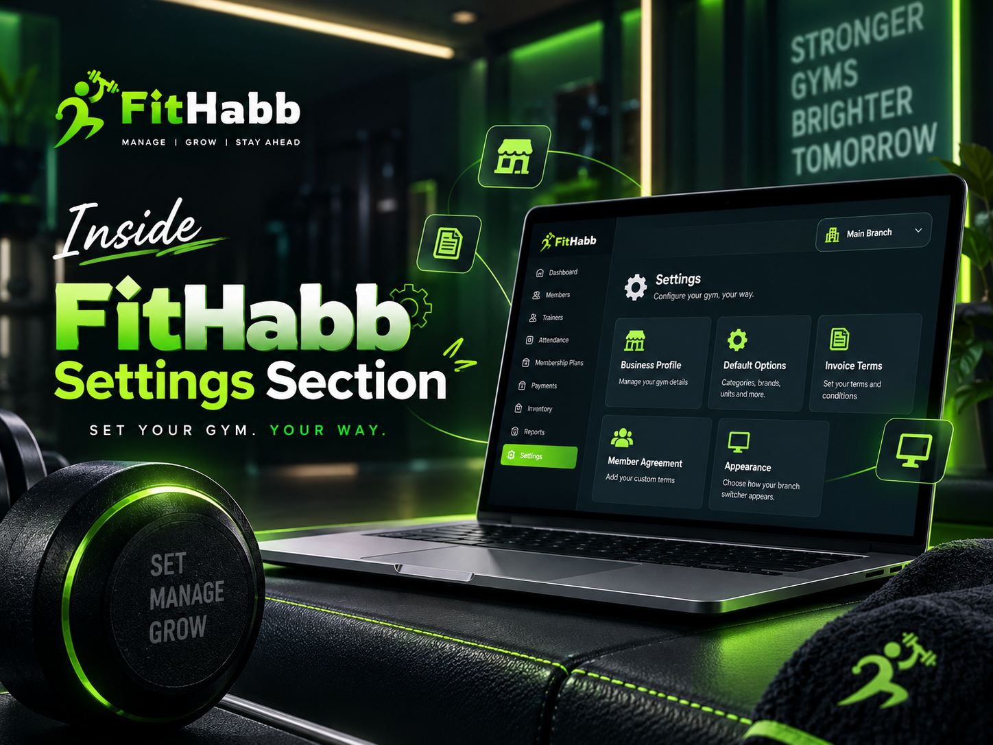 FitHabb Settings: The Smarter Way to Organize Your Gym