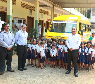 Handing Over of Vehicle at Saraswathy Vidyabhavan Central School