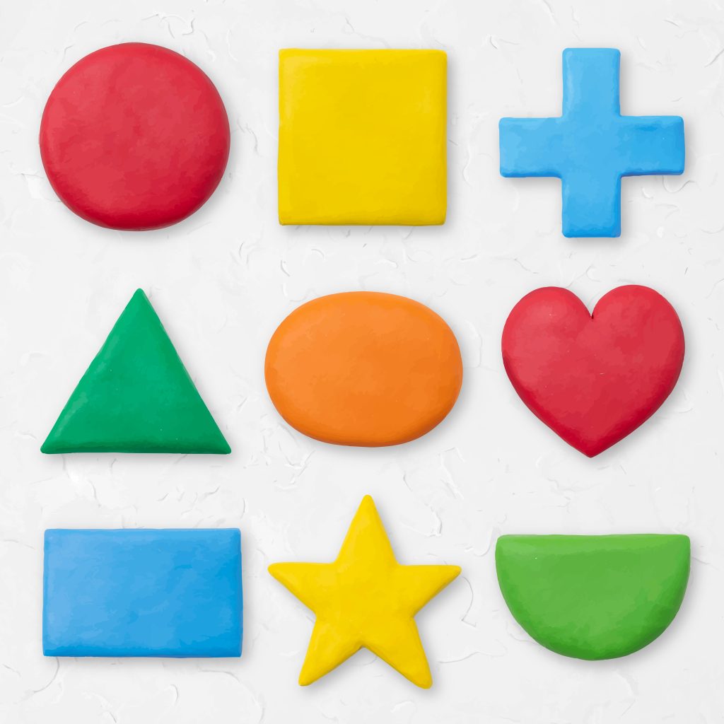 Shape Stamping activity for kids