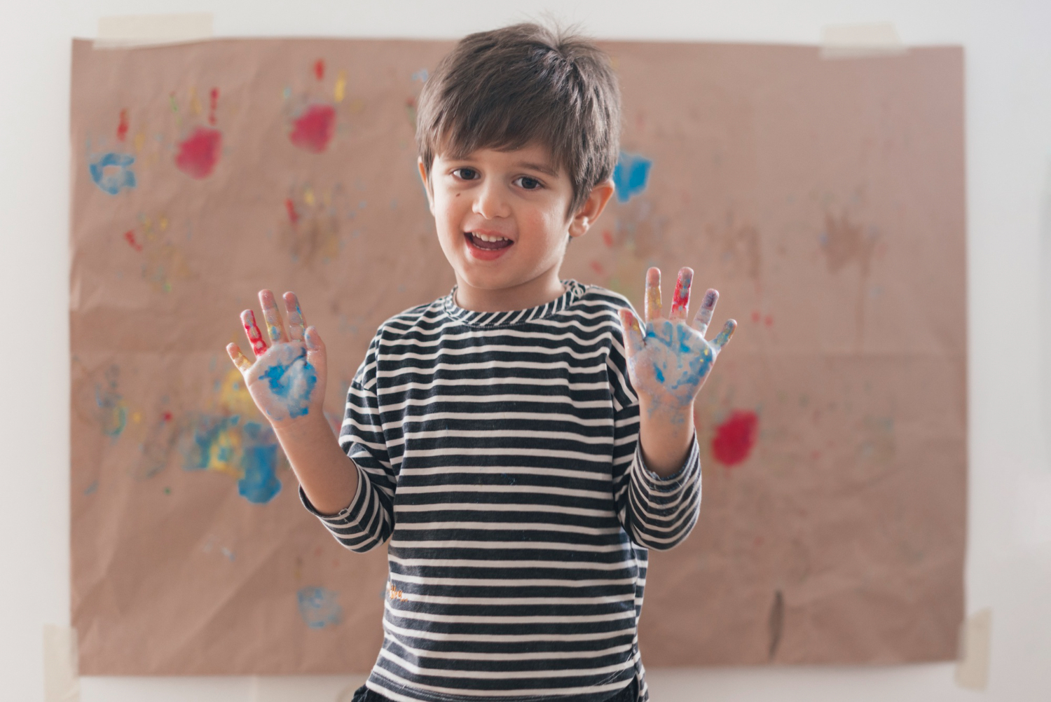 Finger Painting Fun for kids