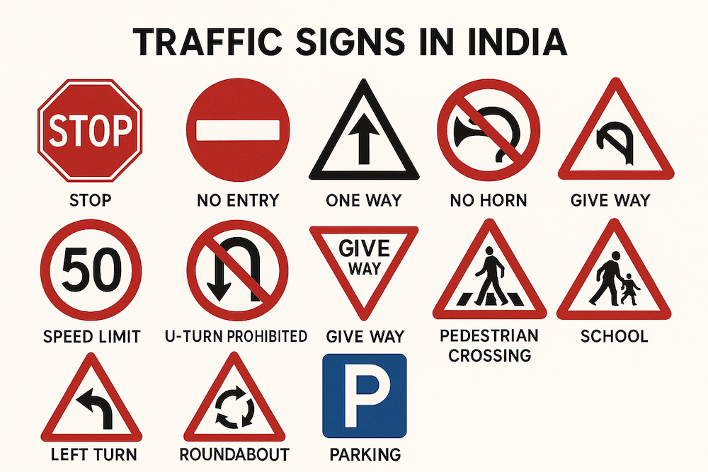 Indian traffic symbols