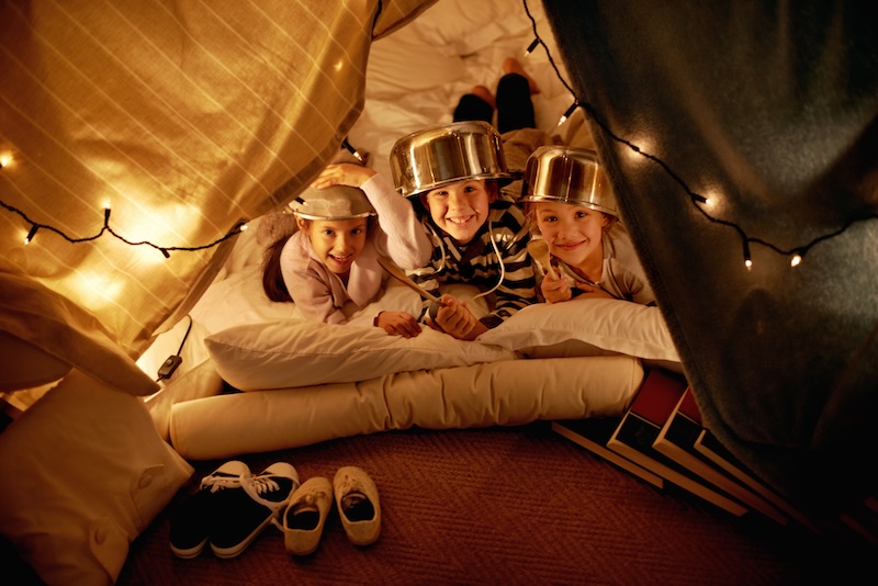 Indoor camping for Kids