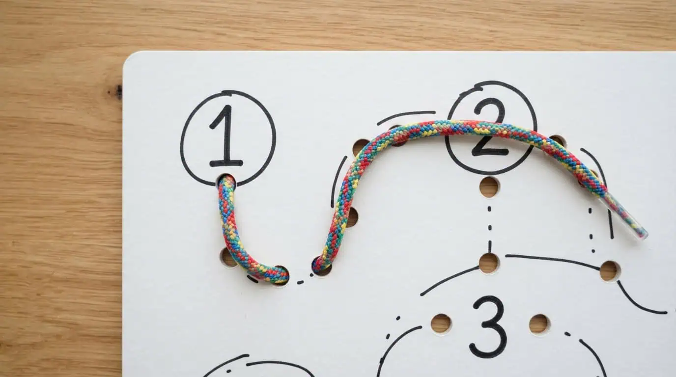 Number Lacing Maze