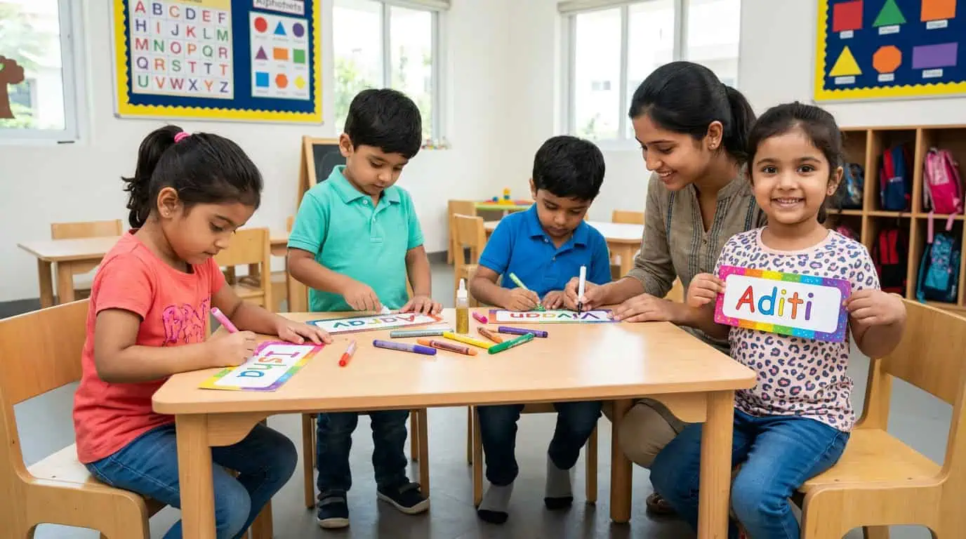 Sticker Name Activity