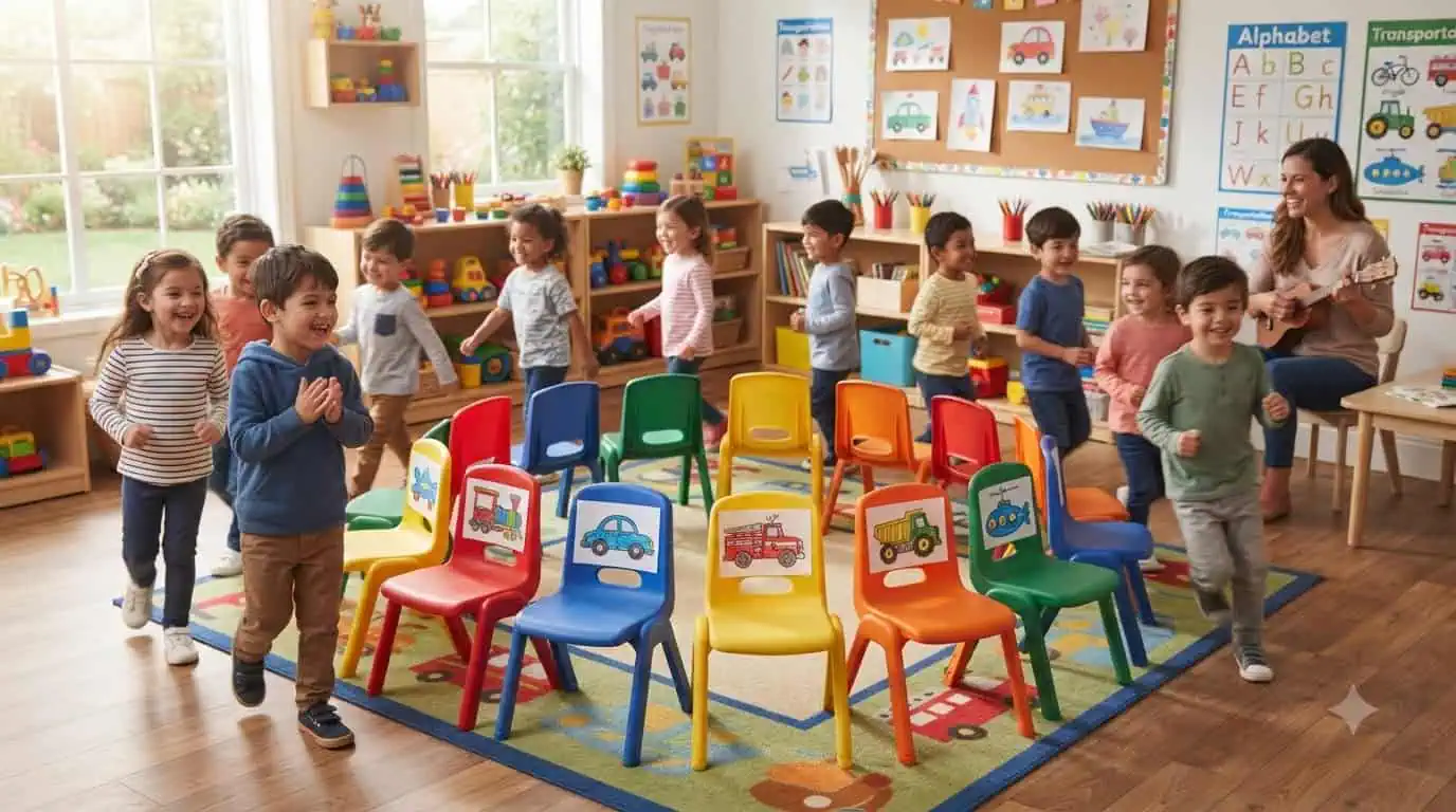 Musical Transportation Chairs