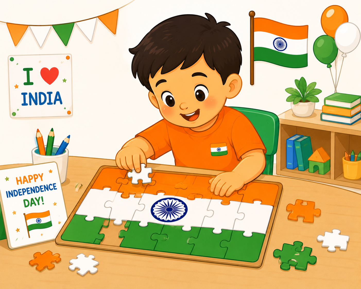 Independence Day Puzzles for kids