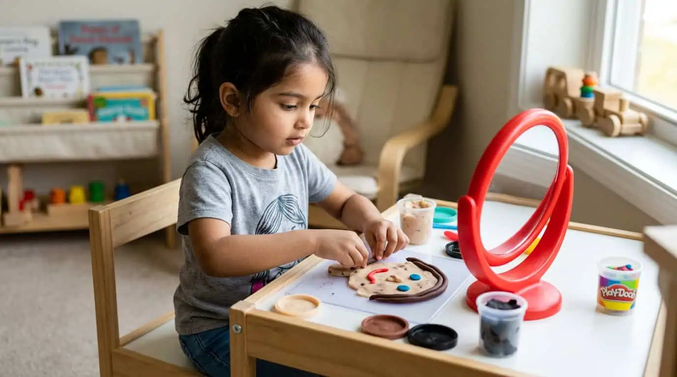 Playdough Portraits