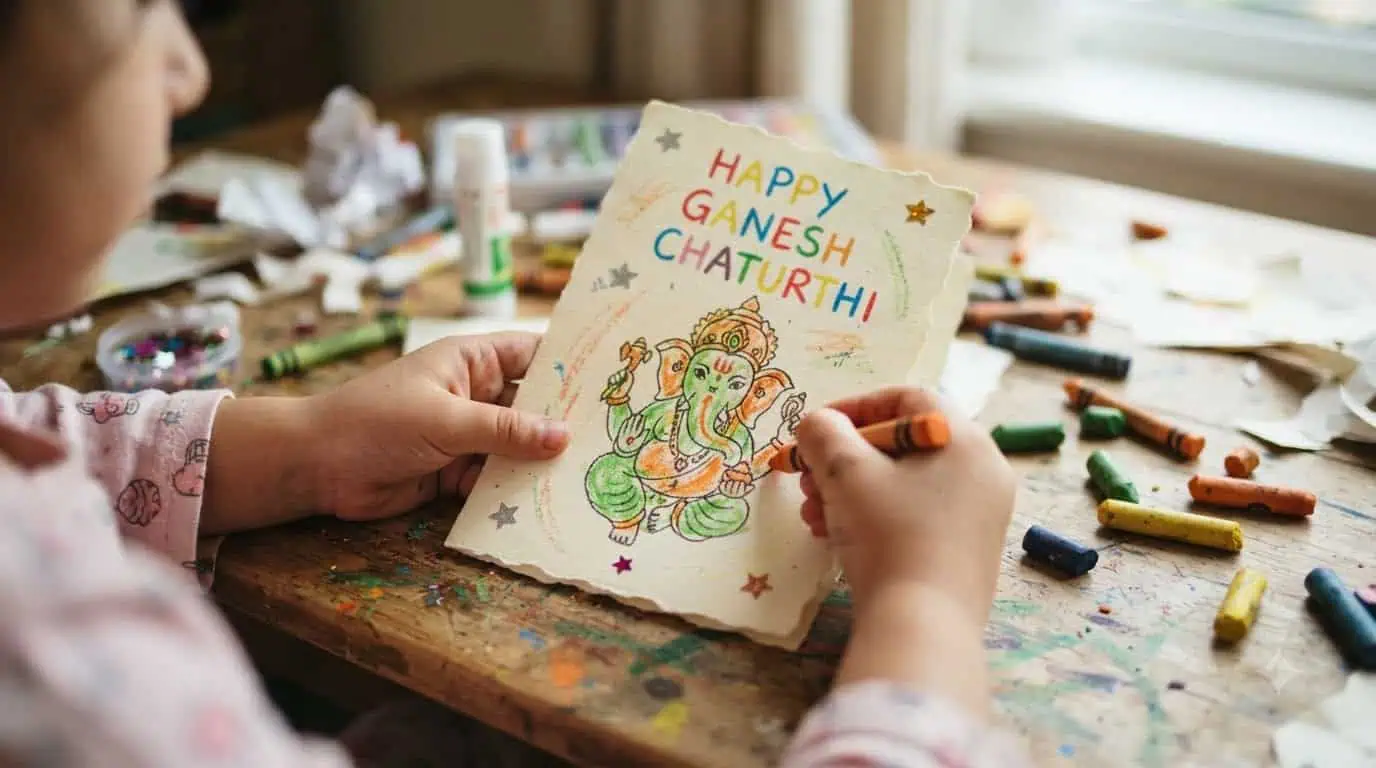 Handmade Ganesha Greeting Card