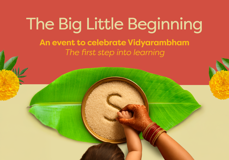 Vidyarambham 2025 celebrations at KLAY preschool