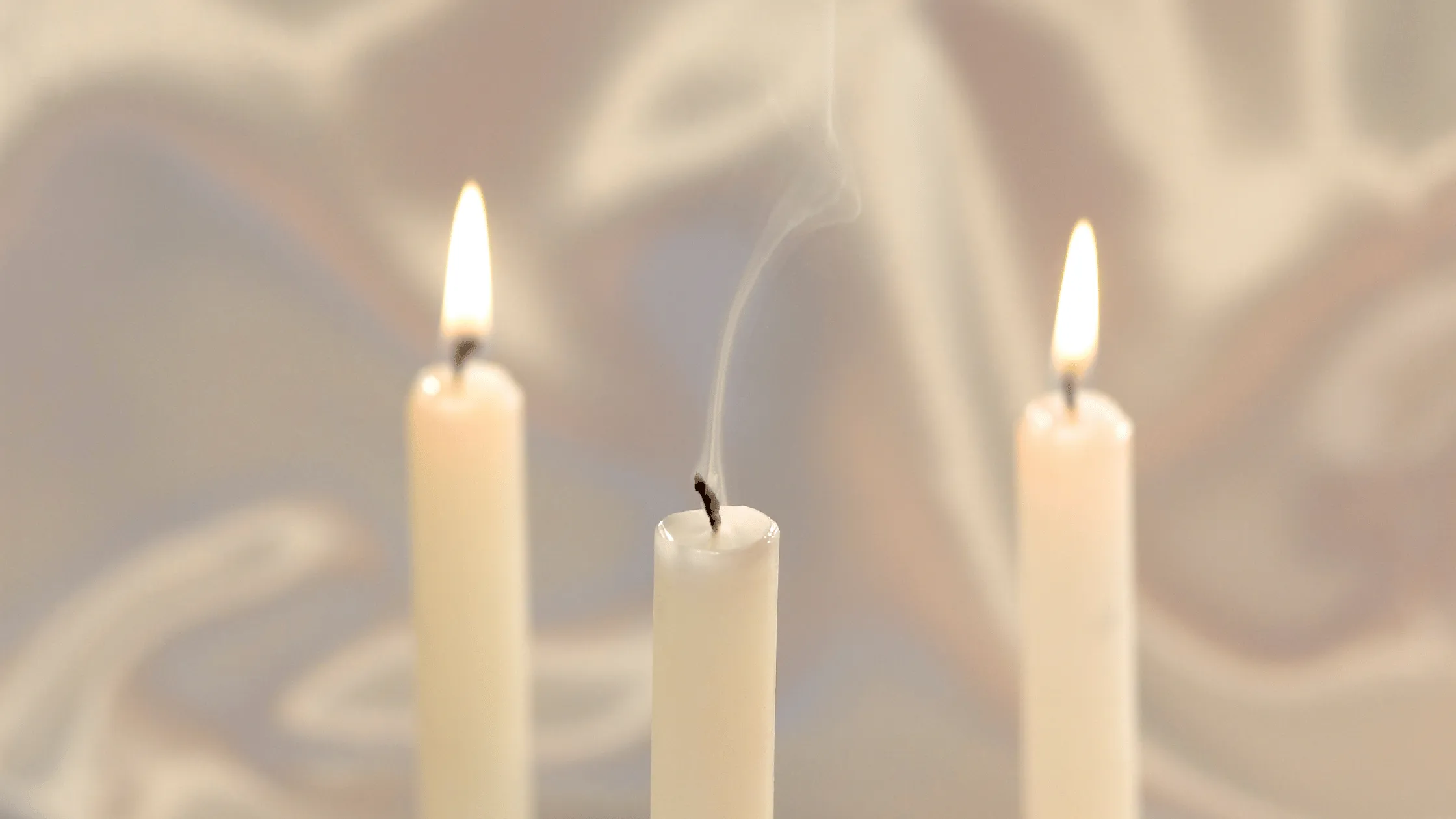 Put out candles 