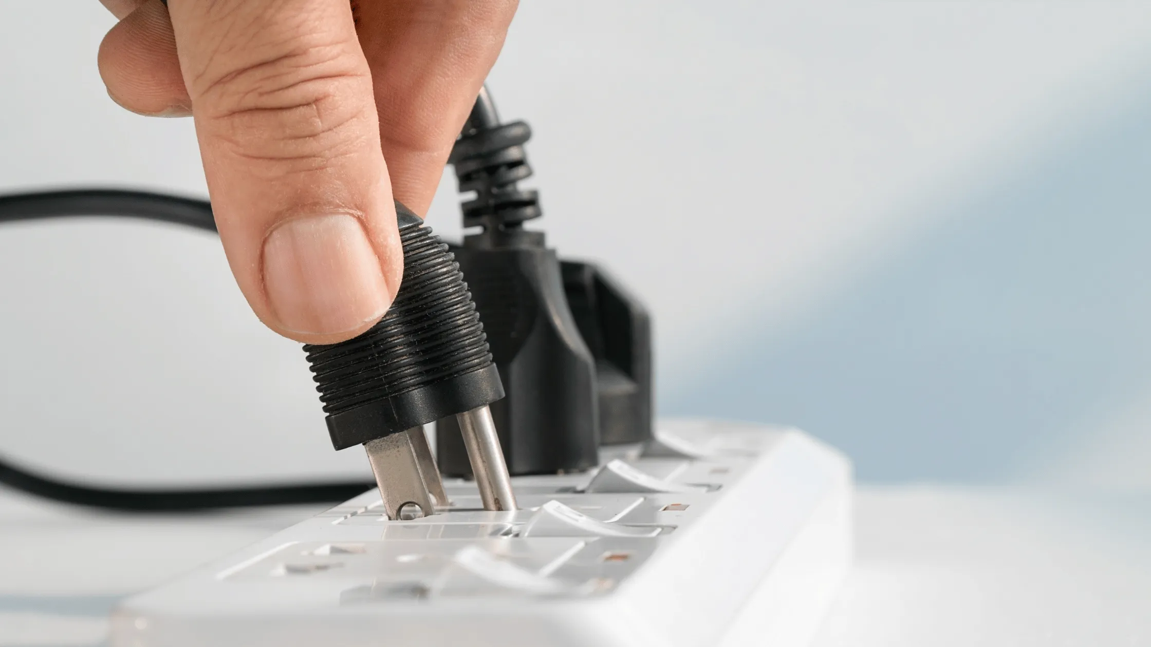 Unplug electrical charger