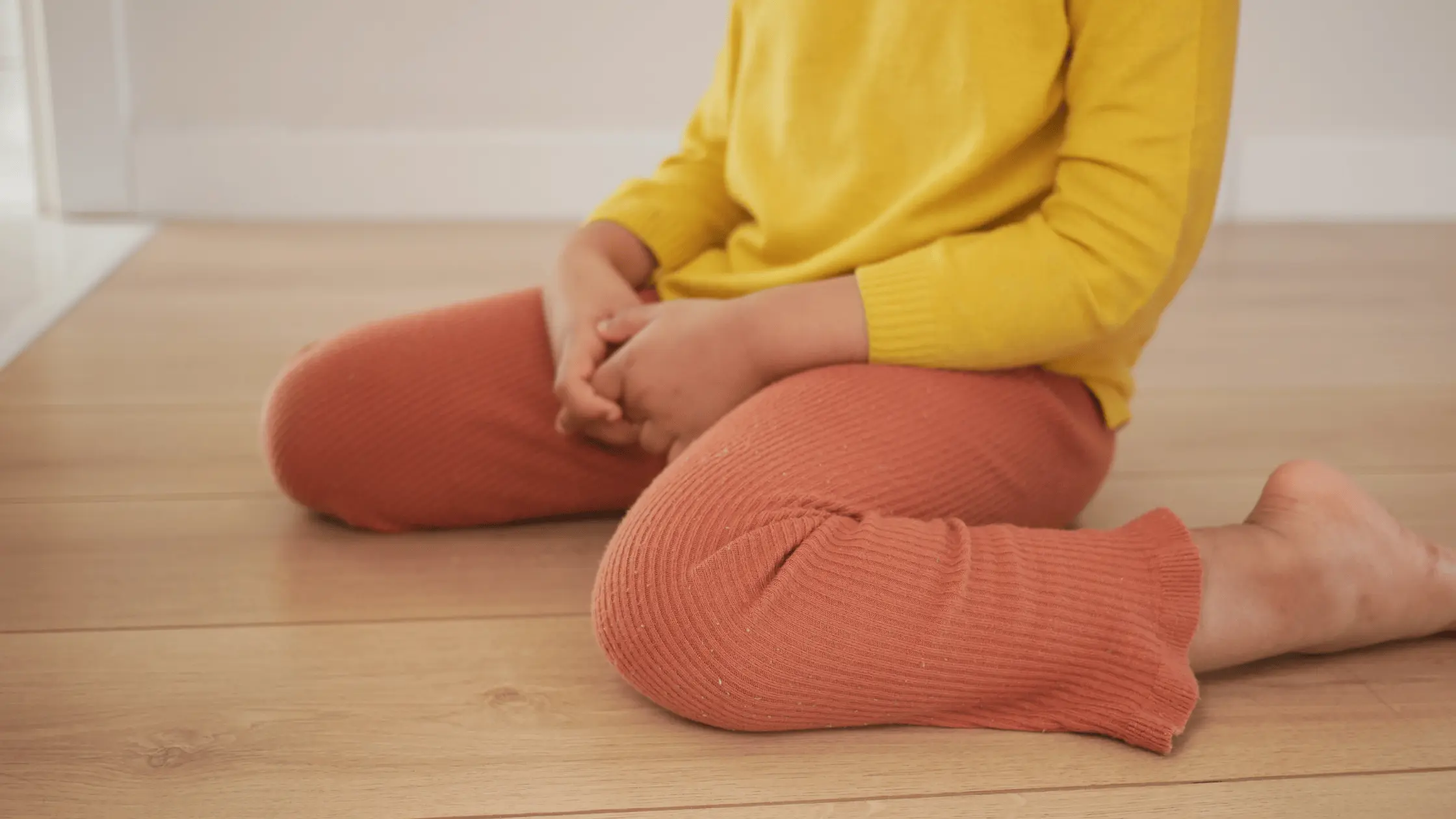Why do children sit in w sitting?