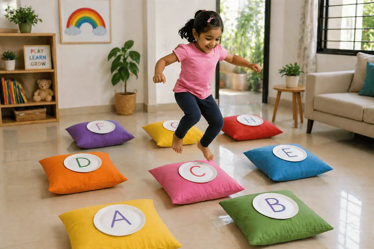 Alphabet Jumping