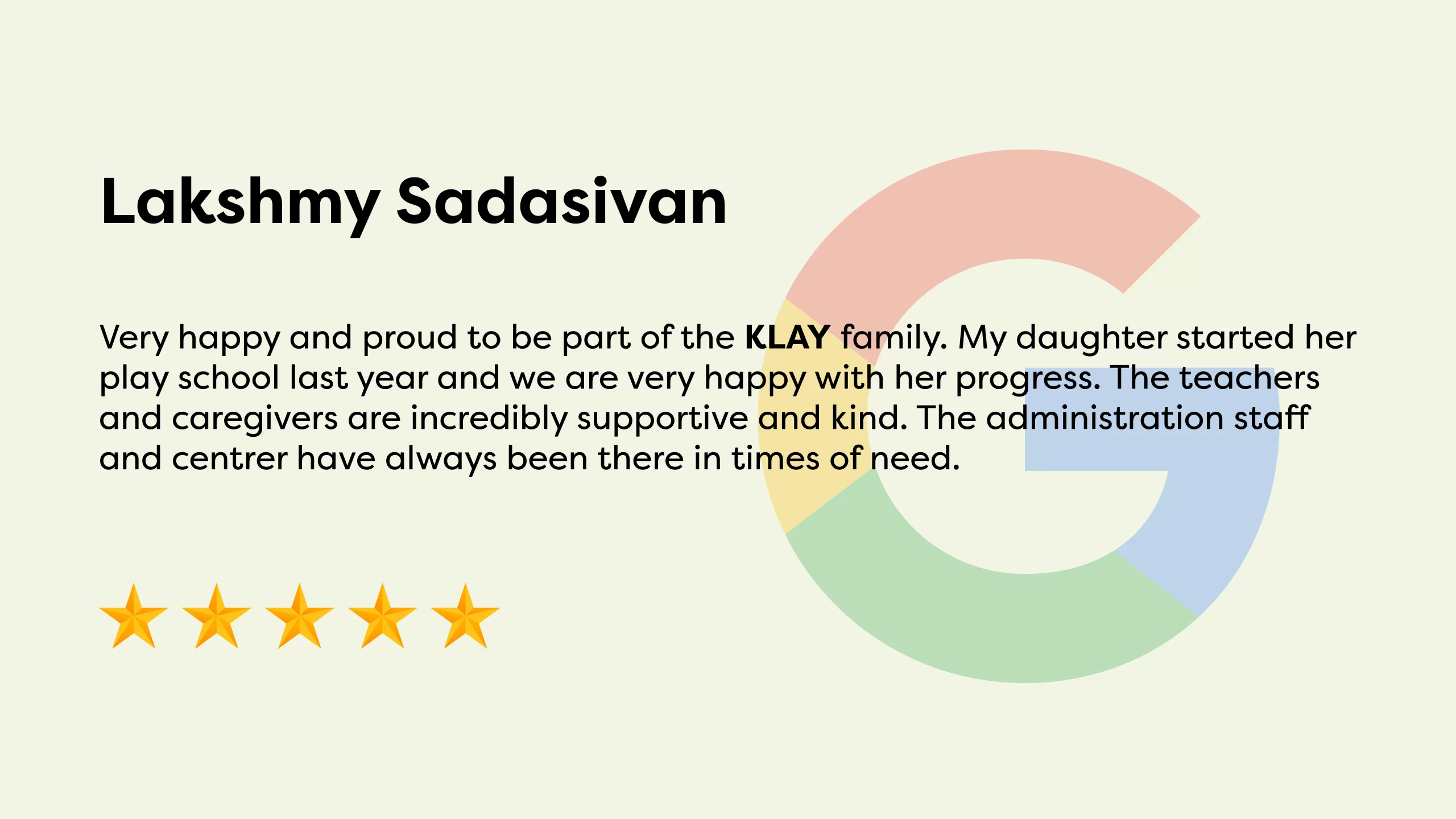 Parent testimonial 2