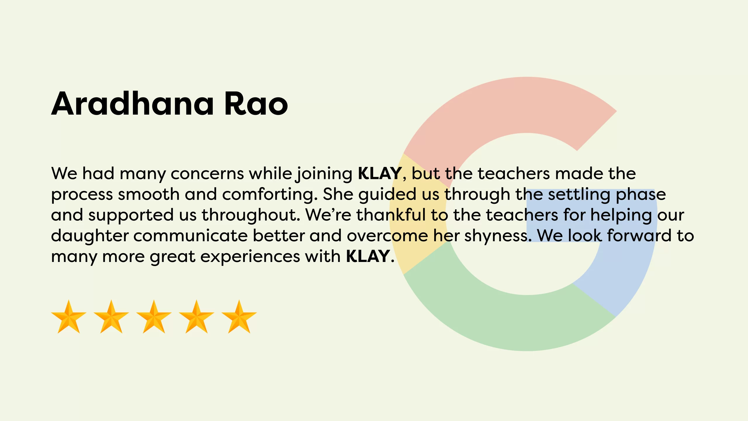 Parent Testimonial 2