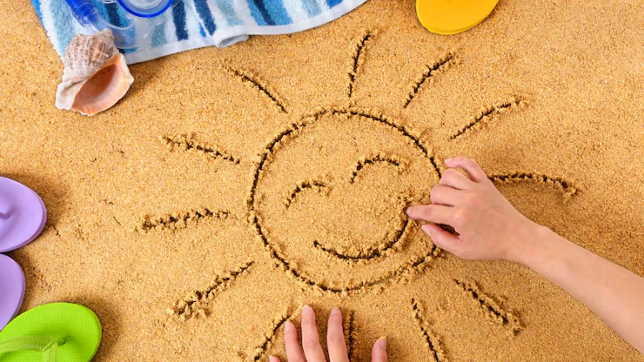 sand writing