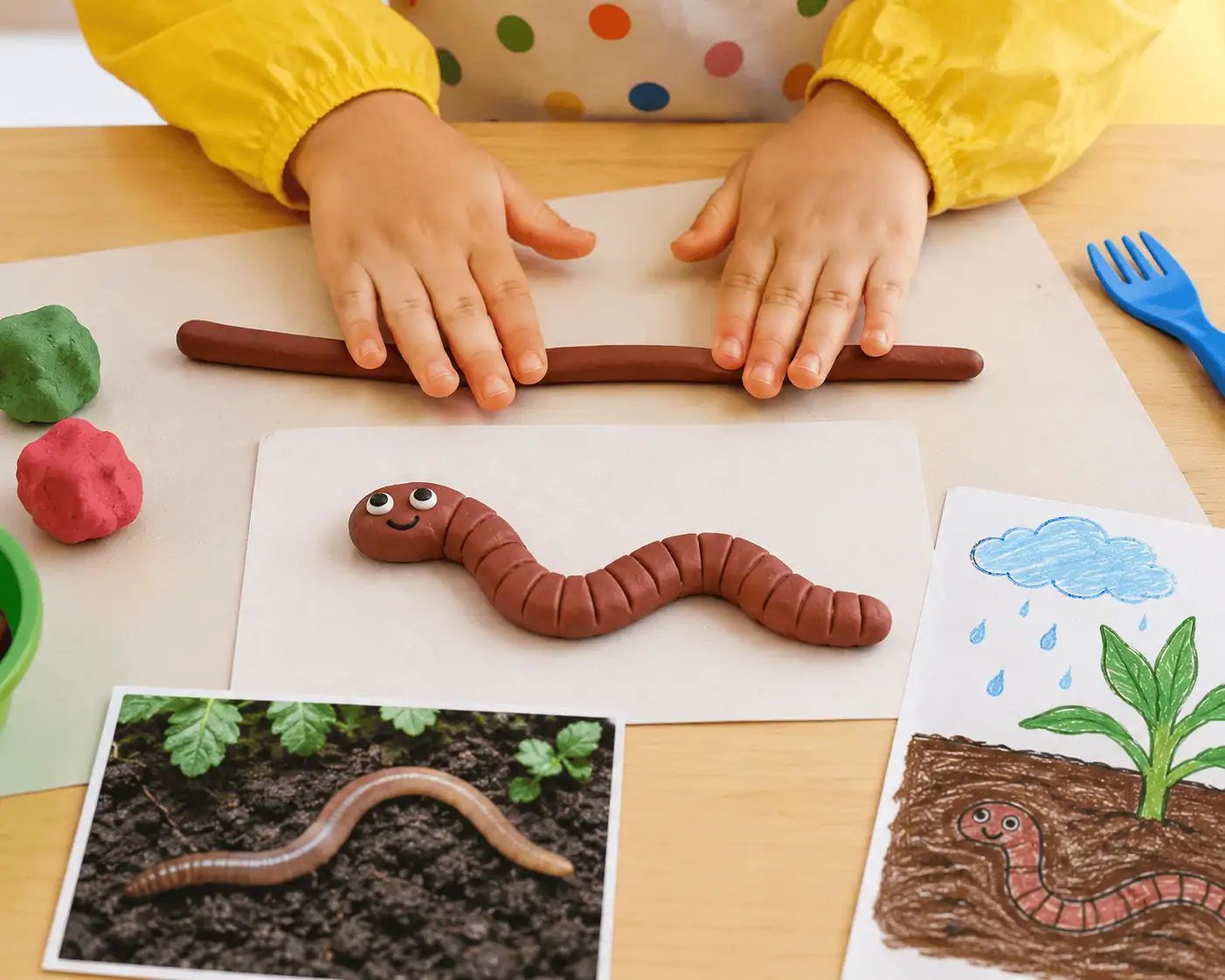 Clay Earthworm