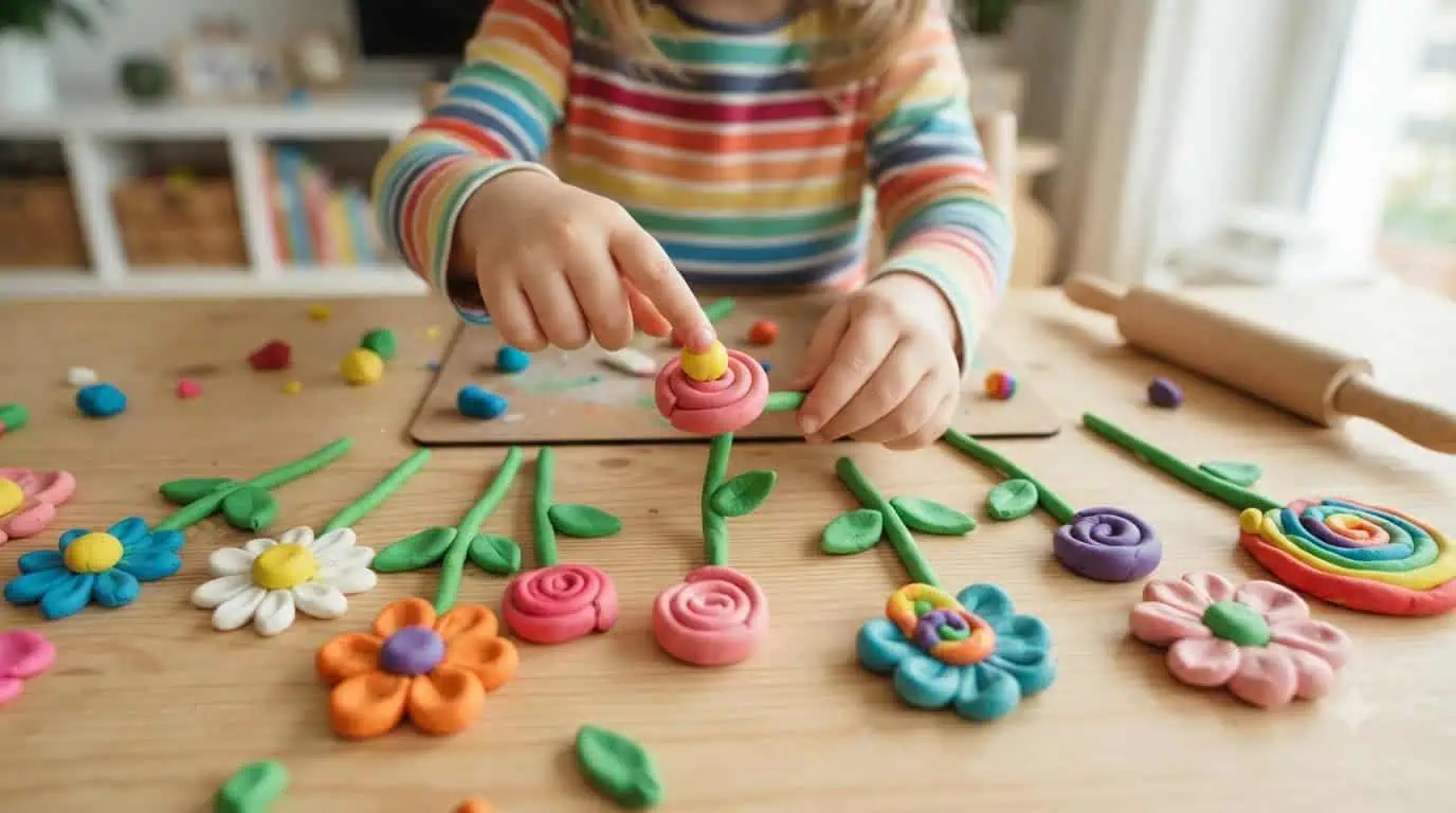 Clay Flowers