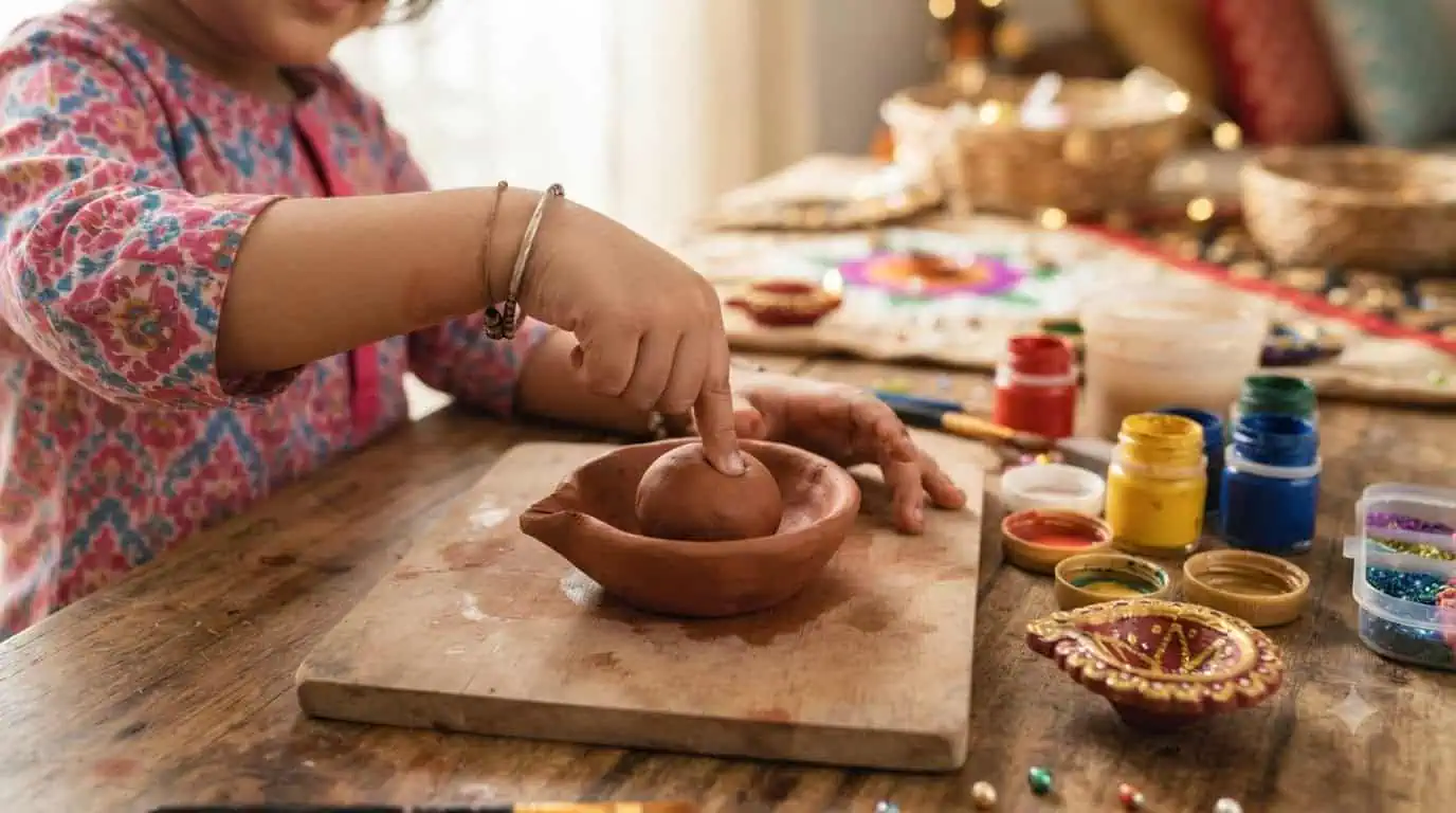 Diwali Clay Diyas