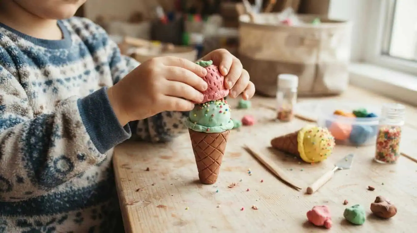Clay Cone Ice Creams