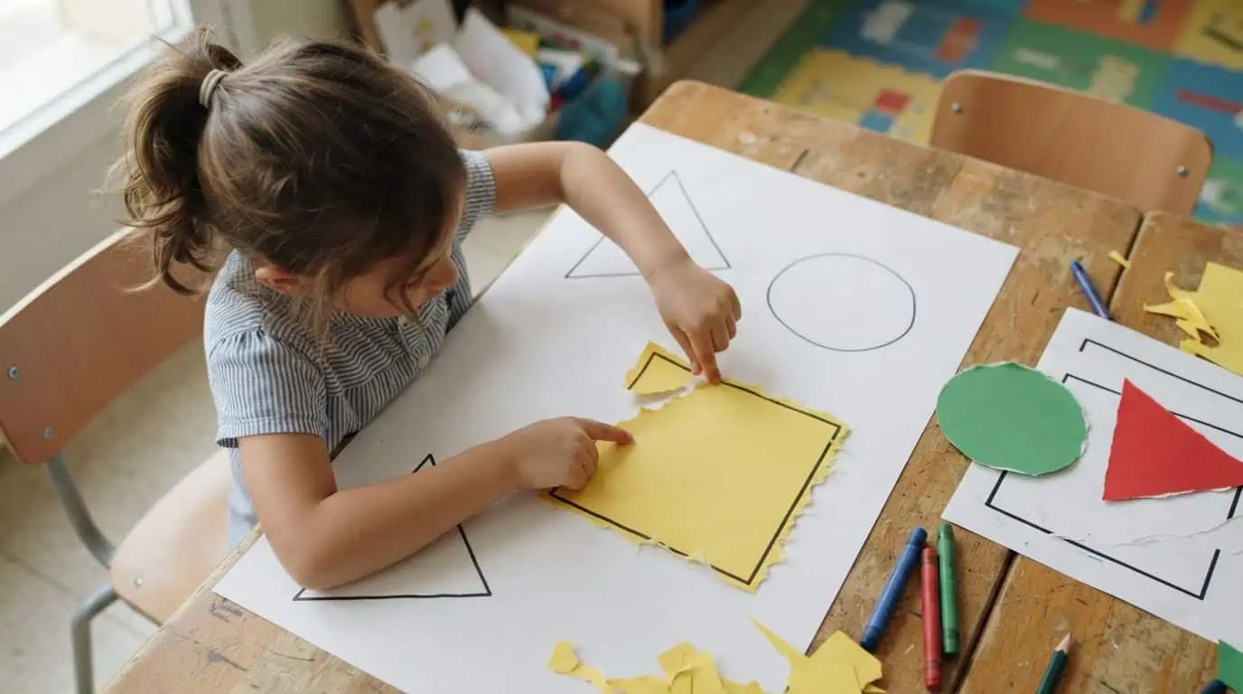 Tear Paper into Simple Shapes