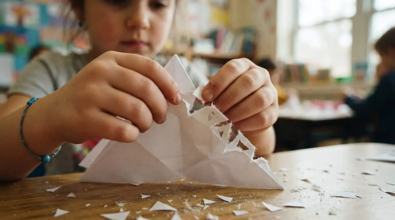 Create Paper Snowflakes