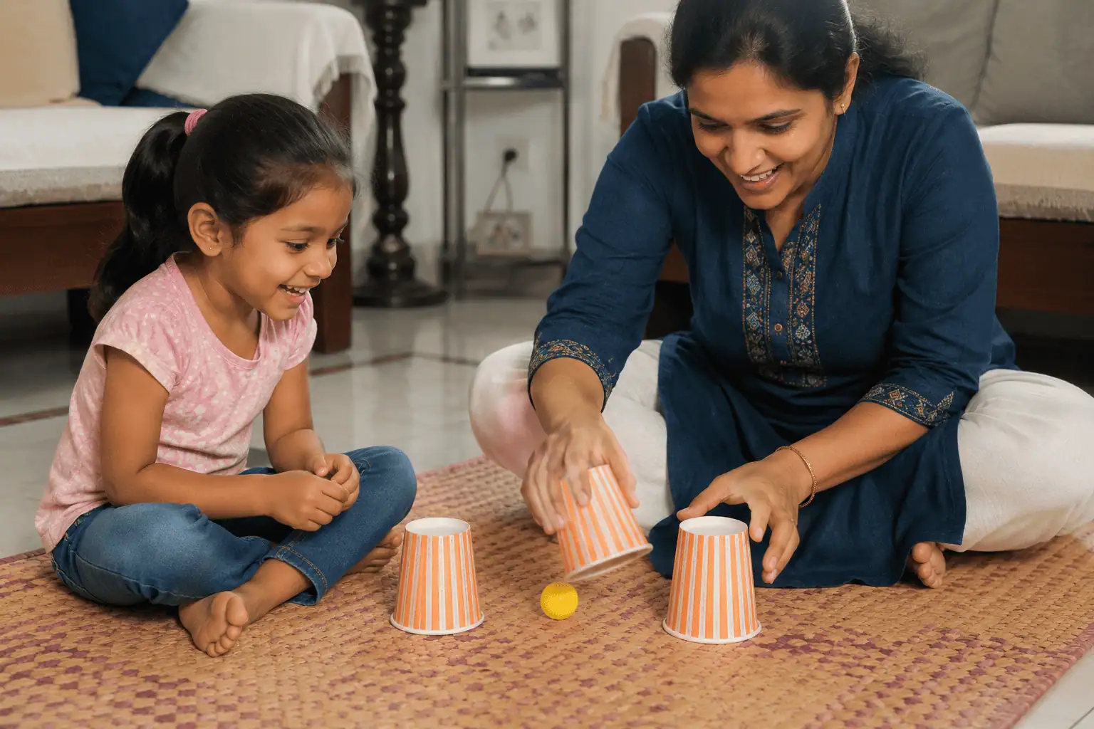 Try the Magic Cup Game