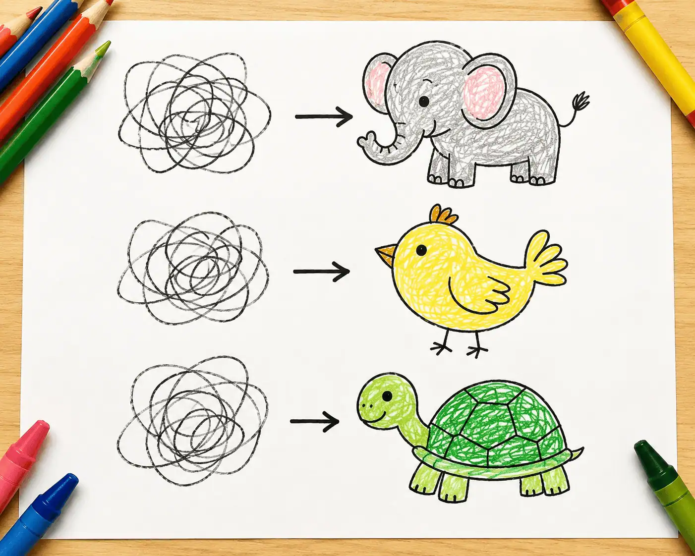 Turn Scribbles into Animals