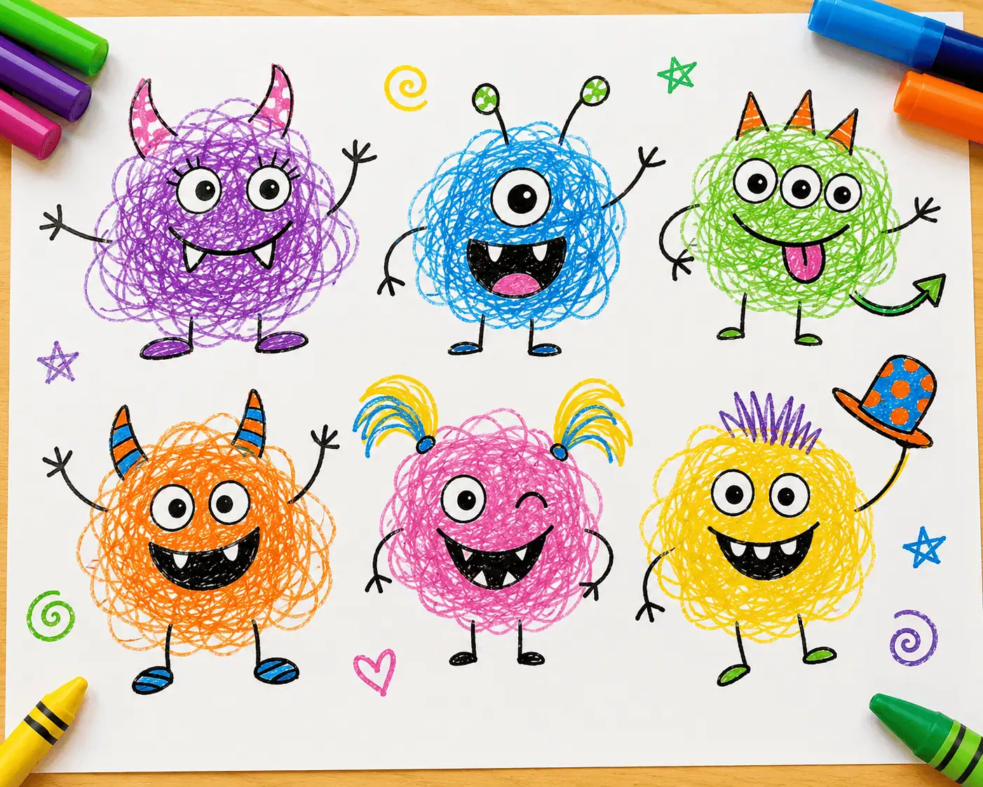 Scribble Monsters