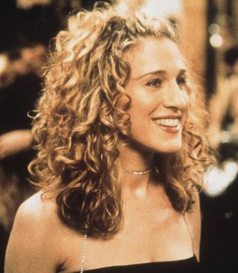 The Curly Carrie hairstyle